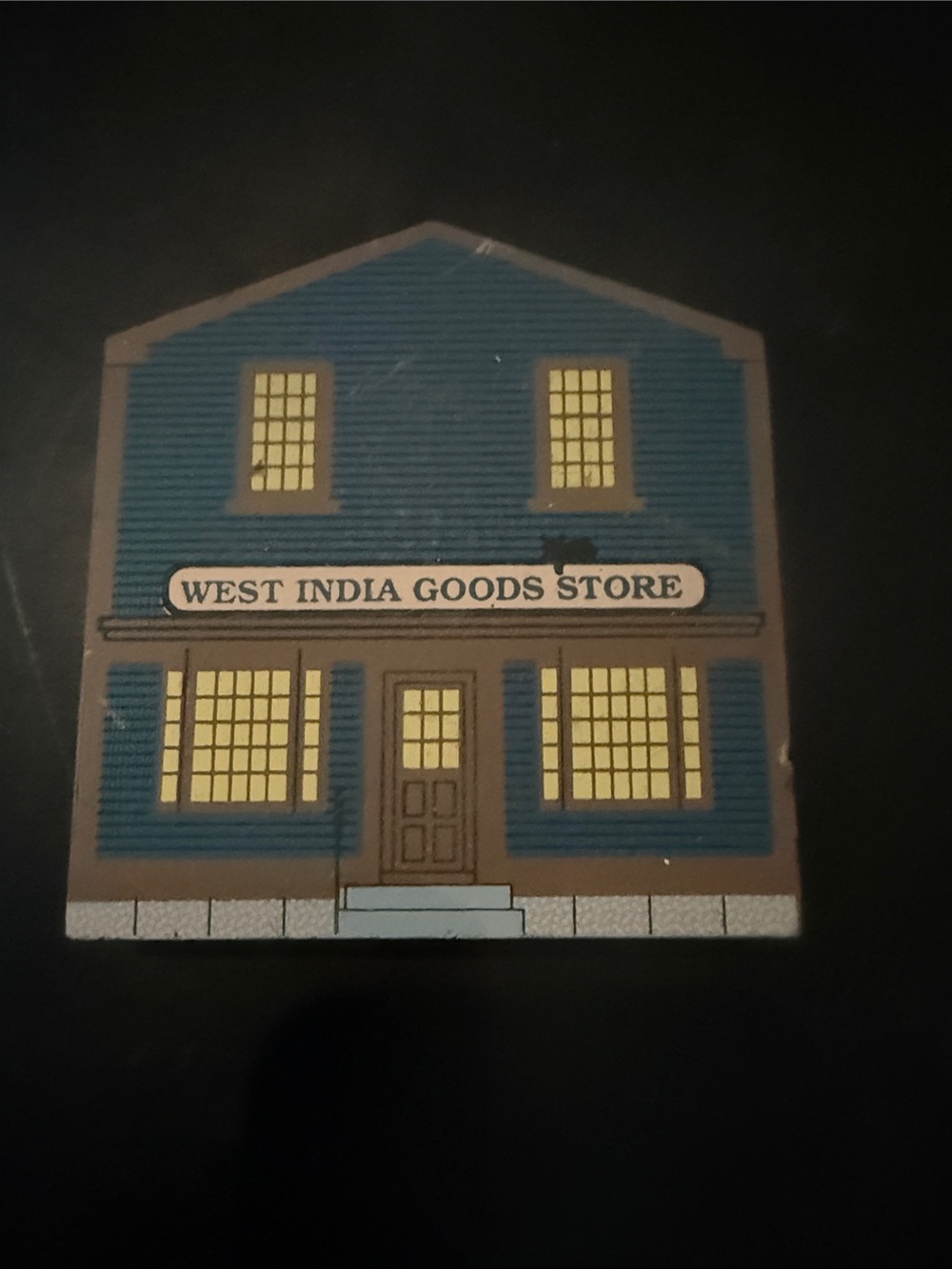 Vintage Cat's Meow Village West India Goods Store Salem MA 1989 Retired
